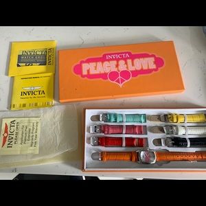 Invicta peace and love interchangeable watch